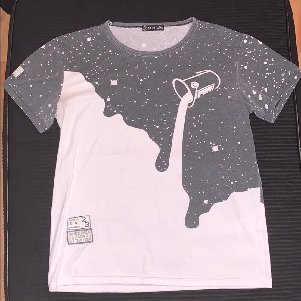 Spilled Paint Design T-Shirt